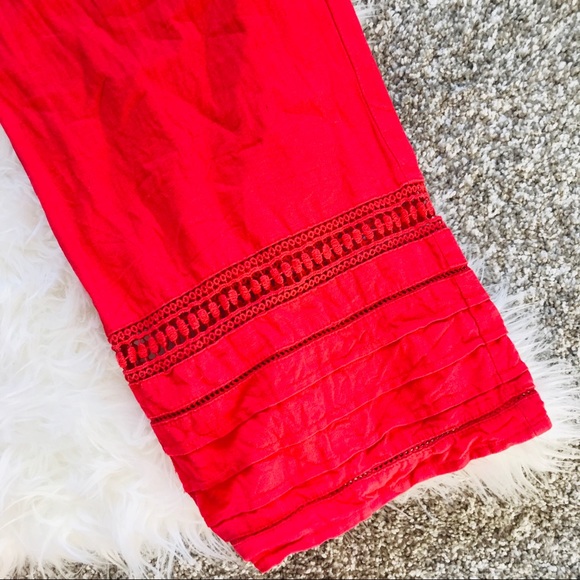 Love Tree | Red Boho Pants - Picture 2 of 5
